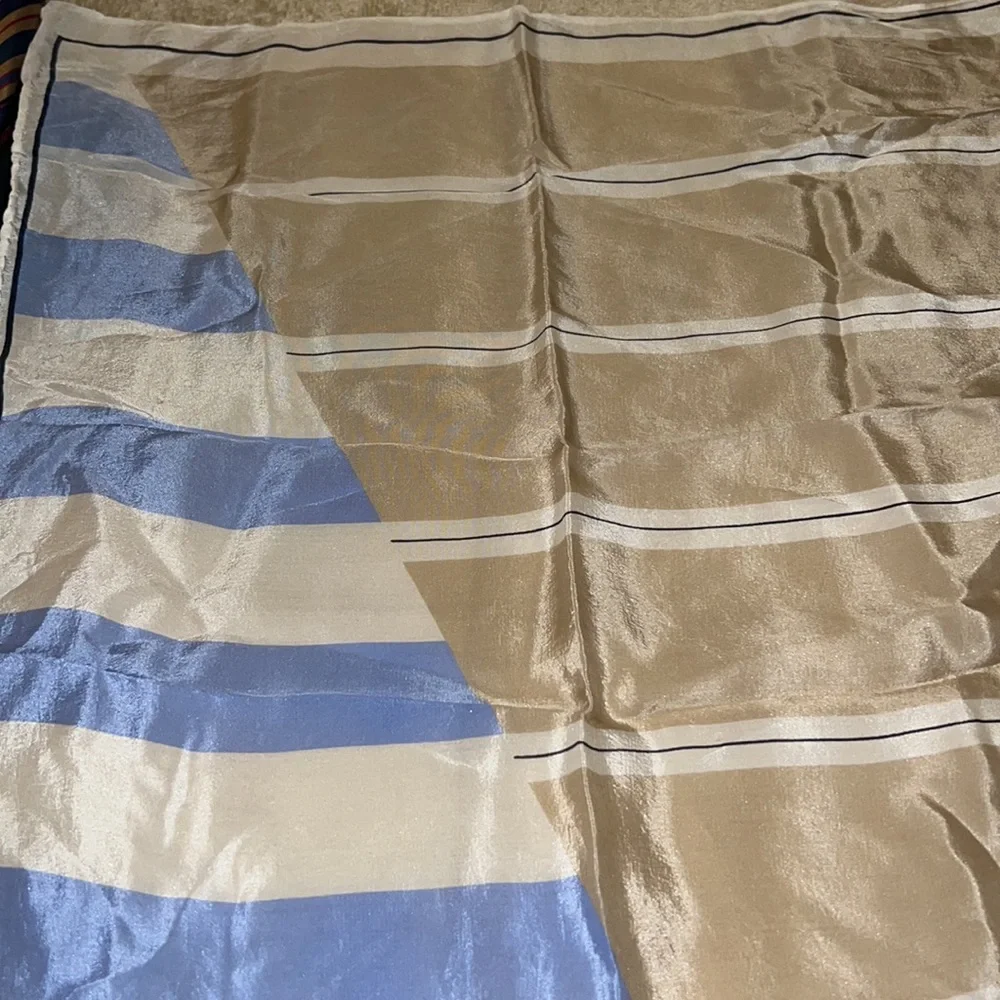 Vintage MCM Vera Neumann silk square scarf 30”
